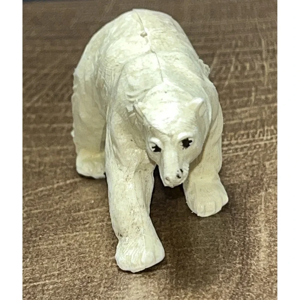 England BRITAINS‎ LTD VINTAGE 1970s ZOO ANIMAL FIGURE POLAR BEAR Plastic